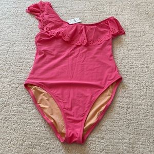 One shoulder JCrew swimsuit